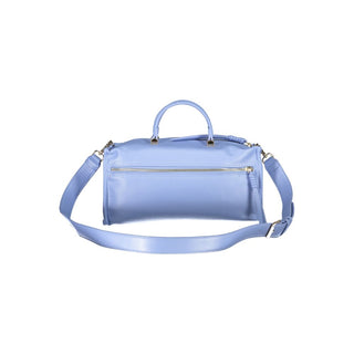 Blaue Polyethylen-Handtasche