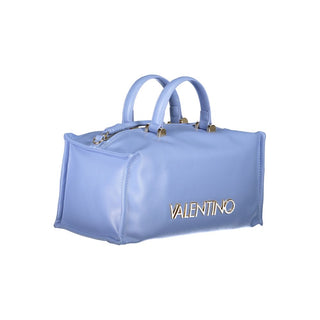 Blaue Polyethylen-Handtasche