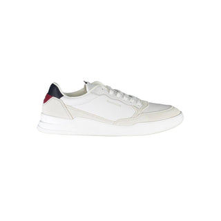 Weiße Leder-Herrensneaker