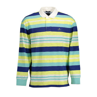 Camiseta polo de algodón amarilla para hombre