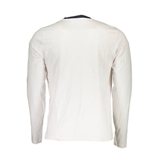 Camiseta de algodón blanca para hombre