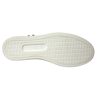 Weiße Leder Gold Rote Herz Sneaker Schuhe