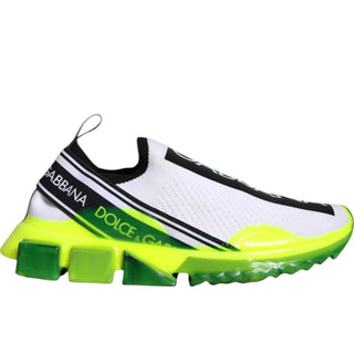 Weiße gelbe Slip-On Sorrento Sneaker Schuhe