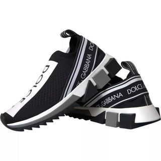 Schwarz Weiße Slip On Sorrento Sneakers Schuhe