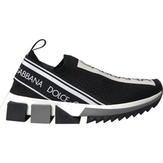 Schwarz Weiße Slip On Sorrento Sneakers Schuhe