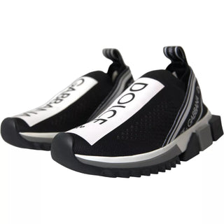 Schwarz Weiße Slip On Sorrento Sneakers Schuhe