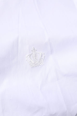 White Cotton GOLD Long Sleeves Formal Shirt