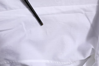 White Cotton GOLD Long Sleeves Formal Shirt