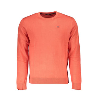 Suéter rojo de algodón para hombre