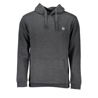 Sudadera de algodón gris para hombre