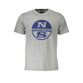 Grigio Cotton Mens T-Shirt