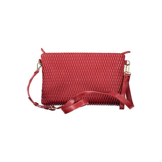 Rote Polyethylen-Handtasche