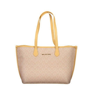 Beige Polyethylen-Handtasche