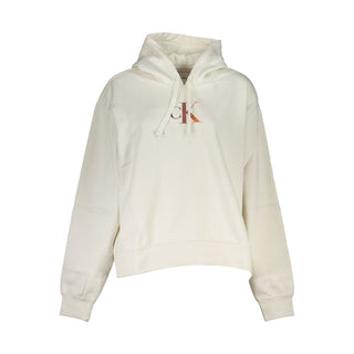 Sudadera de algodón blanca para mujer
