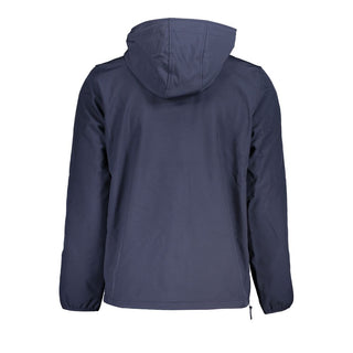 Blu Polyester Men's Jacket