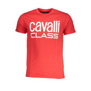 Camiseta de algodón roja para hombre
