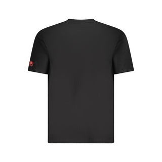Herren-T-Shirt aus schwarzer Baumwolle