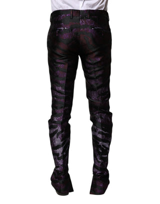 Multicolor Polyester Patterned Pants