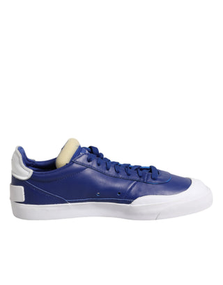 Zapatillas PRM tipo drop bajas con cordones blanco y azul