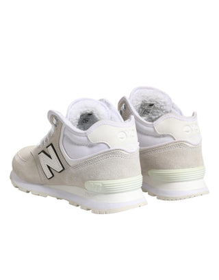 Off White Suede Sneakers Shoes