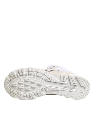 Off White Suede Sneakers Shoes
