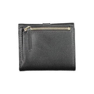 Cartera para mujer de poliuretano negro