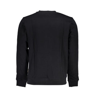 Black Cotton Men's Sweatshirt