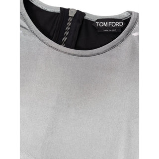 Camiseta de manga larga de viscosa gris