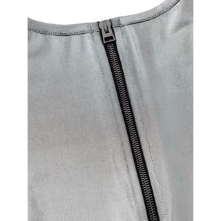 Camiseta de manga larga de viscosa gris