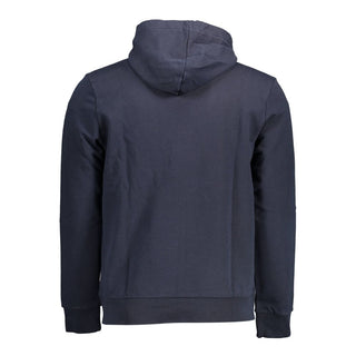 Sudadera azul de algodón para hombre