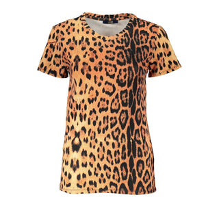 Camiseta para mujer de algodón naranja