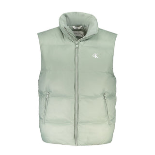 Grüne Polyamid-Herrenjacke