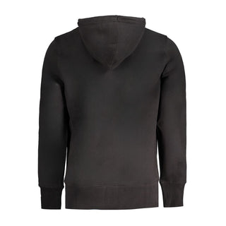 Schwarzes Baumwoll-Sweatshirt für Herren