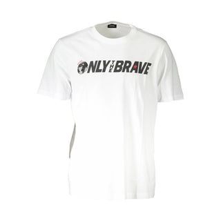 Weißes Baumwoll-Herren-T-Shirt