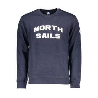 Blue Cotton Men's Sweatshirt