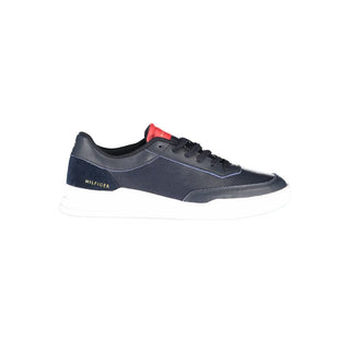 Zapatilla para hombre de cuero azul
