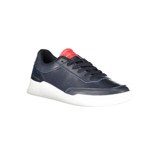Zapatilla para hombre de cuero azul