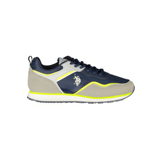 Blauer Polyester-Damen-Sneaker