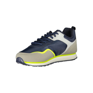 Blauer Polyester-Damen-Sneaker