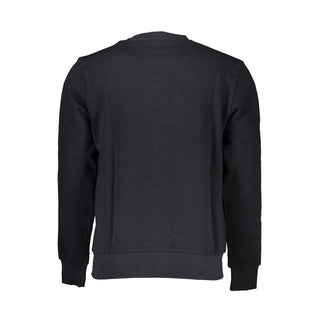 Schwarzes Baumwoll-Sweatshirt für Herren