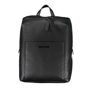 Mochila para hombre de poliéster negra