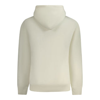 Sudadera con capucha para hombre de algodón blanco