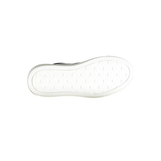 Black Leather Women Sneaker