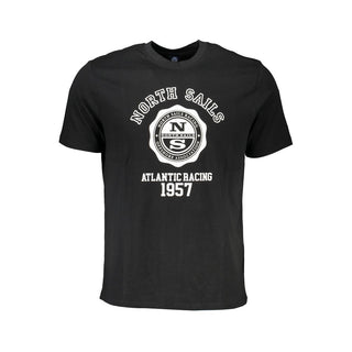 Herren-T-Shirt aus schwarzer Baumwolle