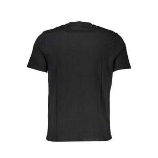 Herren-T-Shirt aus schwarzer Baumwolle