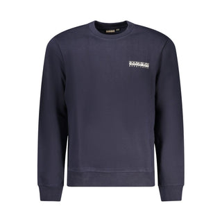 Blu Cotton Men Sweatshirt