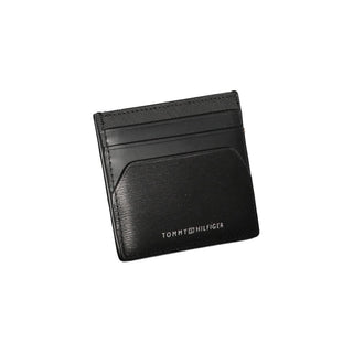 Herren Leder Portemonnaie Schwarz