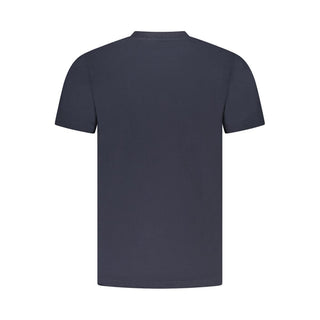 Blu Cotton Men T-Shirt