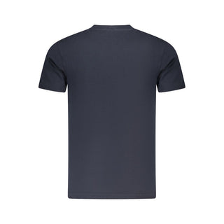 Blu Cotton Men T-Shirt