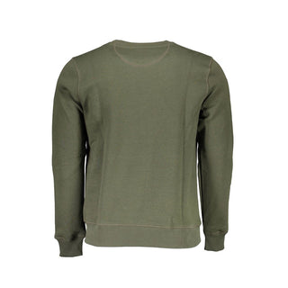 Sudadera para hombre de algodón verde